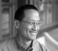Black and white photo of Curtis Chang